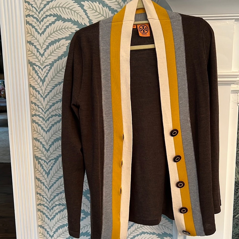 Classic cardigan sweater from Tory Burch